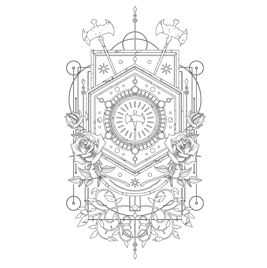 The Official Sleep Token Colouring Book