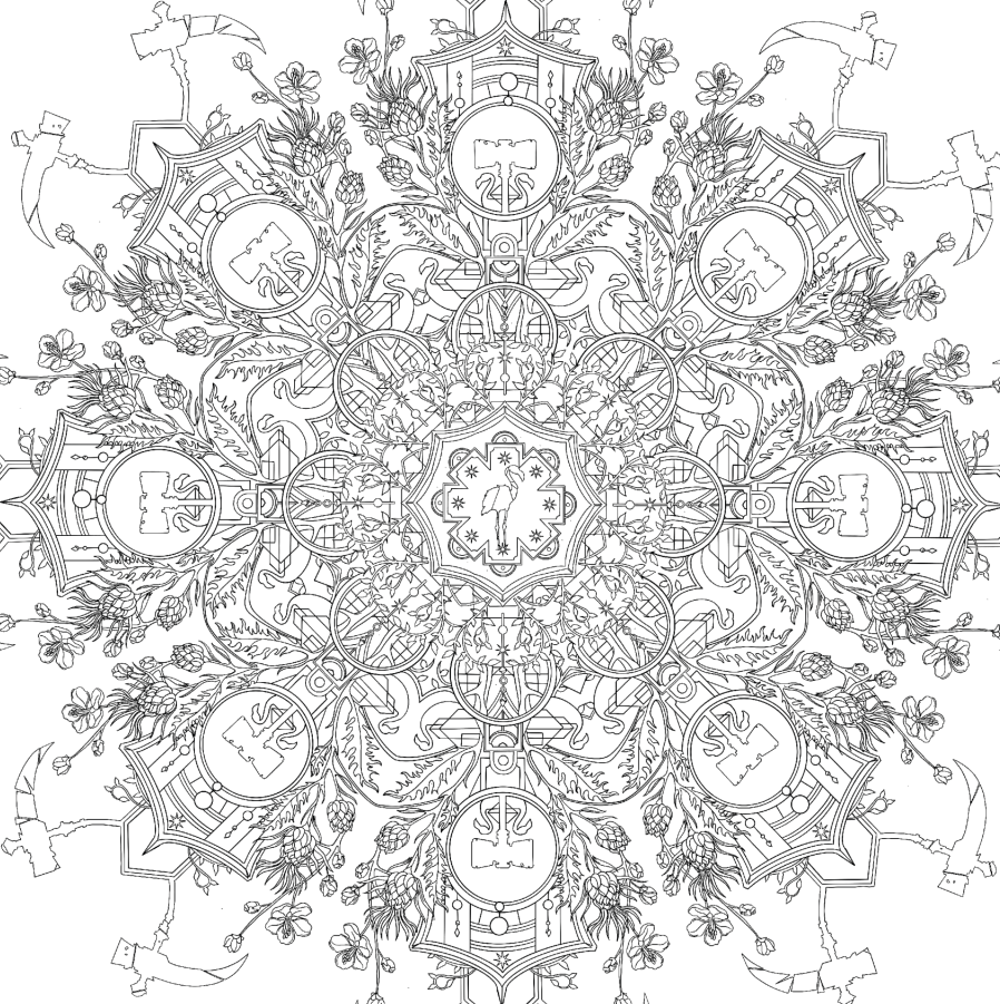 The Official Sleep Token Colouring Book