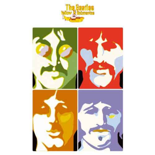 The Beatles 'Yellow Submarine Sea Of Science 2' Postcard