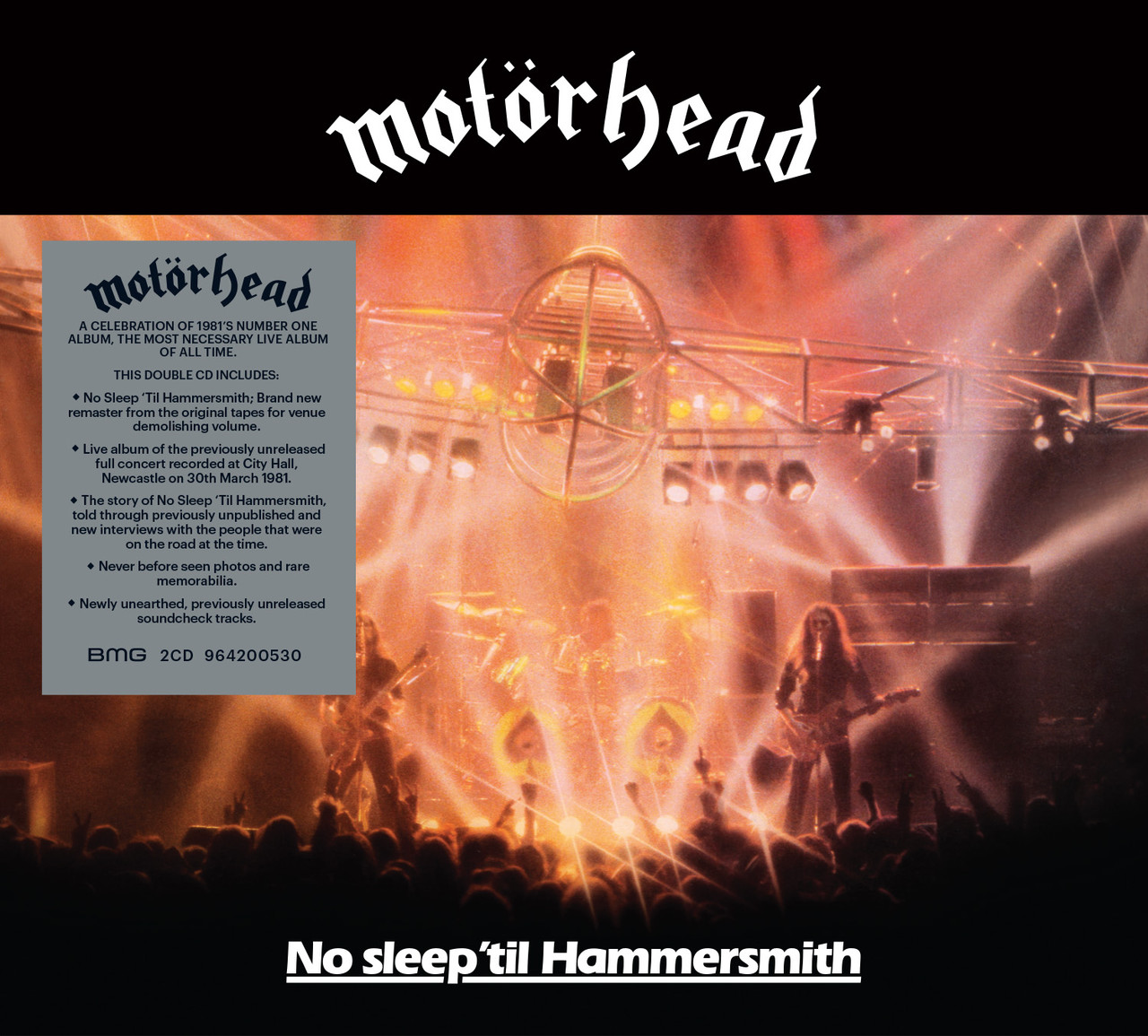 Motorhead 'No Sleep 'Til Hammersmith' (40th Anniversary Deluxe Edition) 2CD
