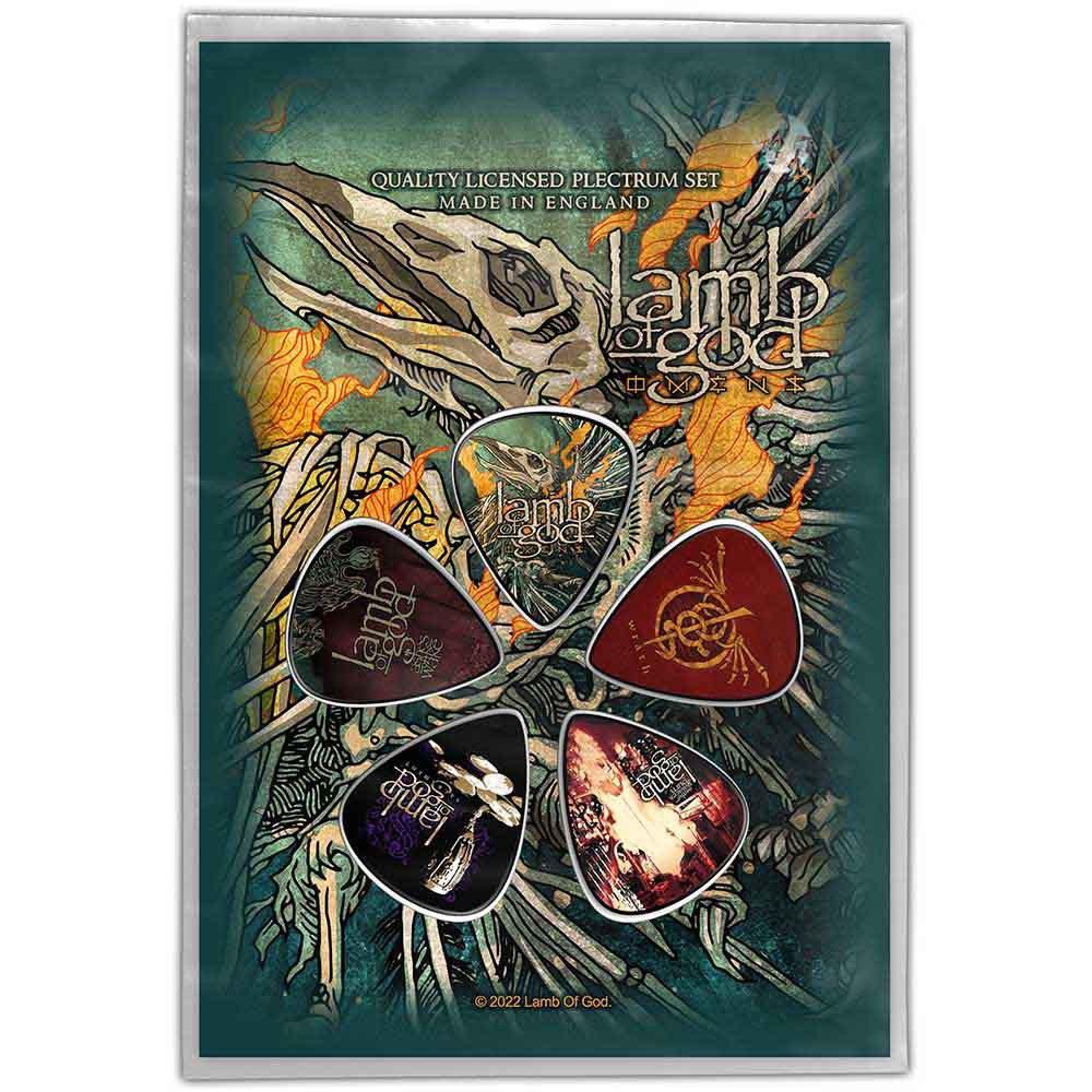 Lamb Of God 'Omens' Plectrum Pack