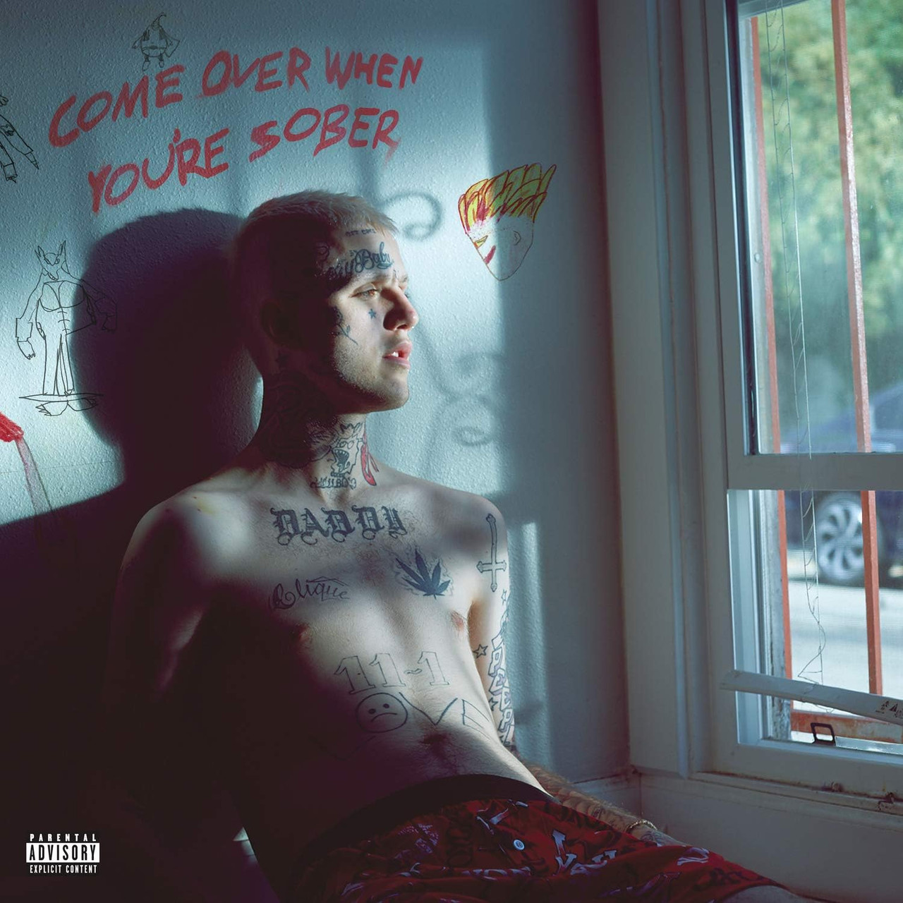 Lil Peep 'Come On Over When You're Sober' 2LP Pink Black Vinyl