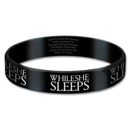 While She Sleeps 'Logo' Gummy Wristband