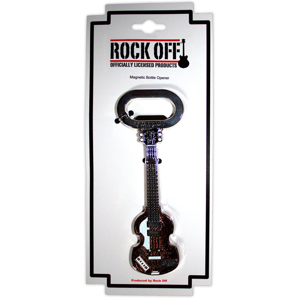 Rock Off 'Mathew Street Brown Bass' Bottle Opener