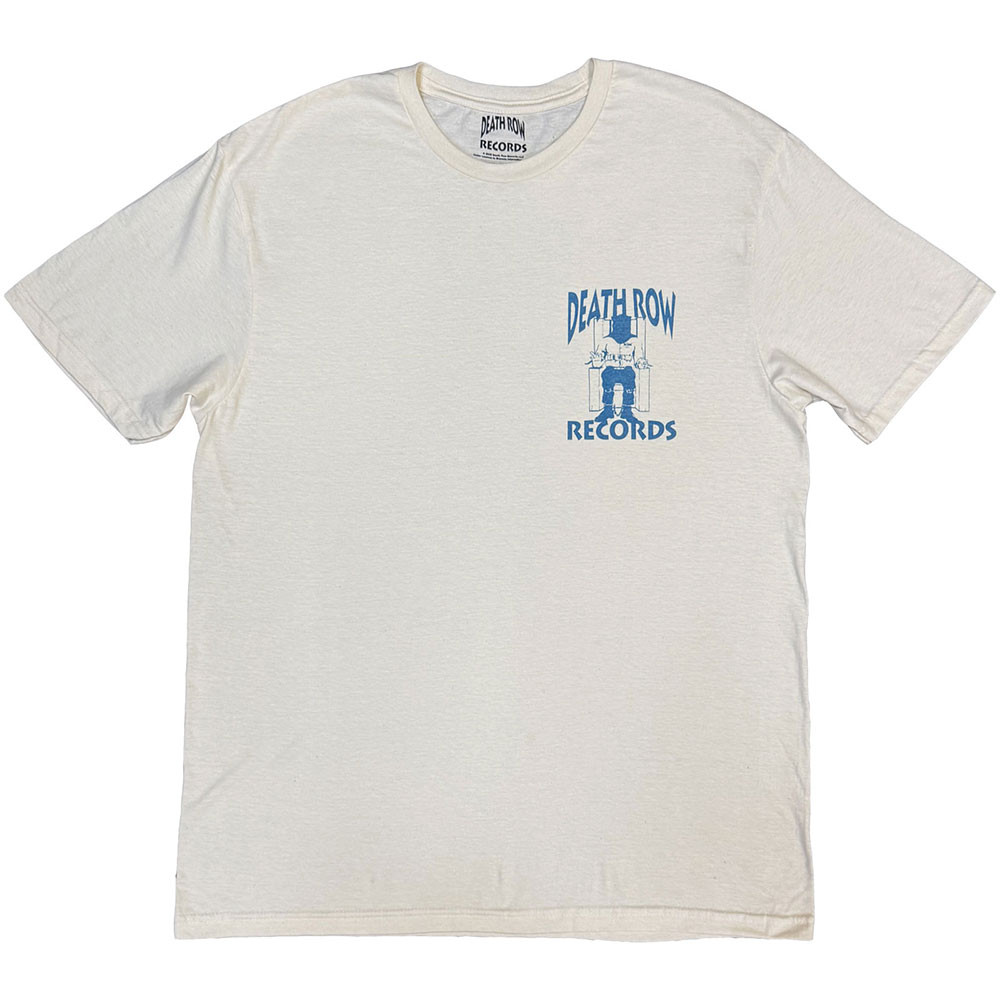 Death Row Records 'Execution Full Colour F&b' (Natural) T-Shirt