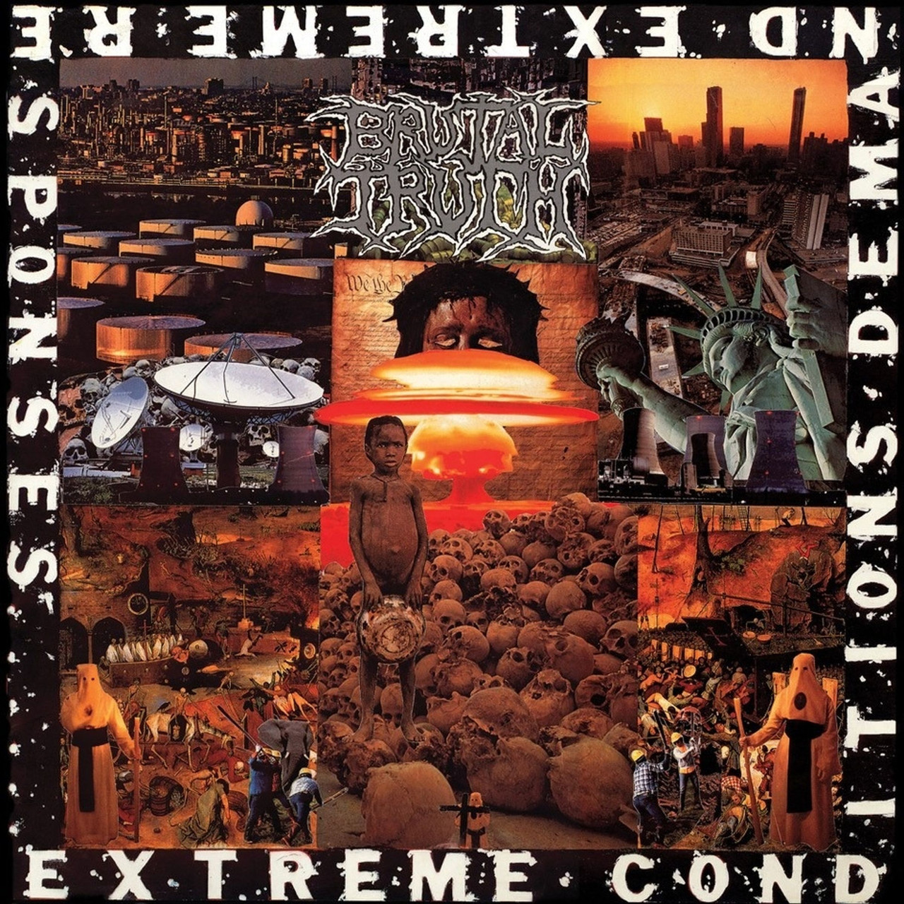 Brutal Truth 'Extreme Conditions Demand Extreme Responses' 2LP Black Vinyl