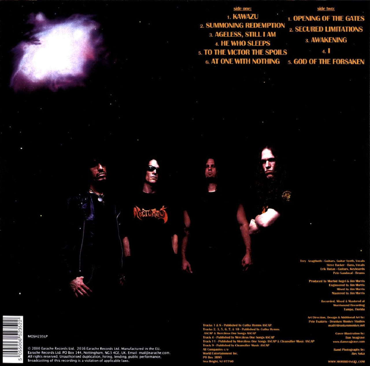 Morbid Angel 'Gateways To Annihilation' LP Black Vinyl