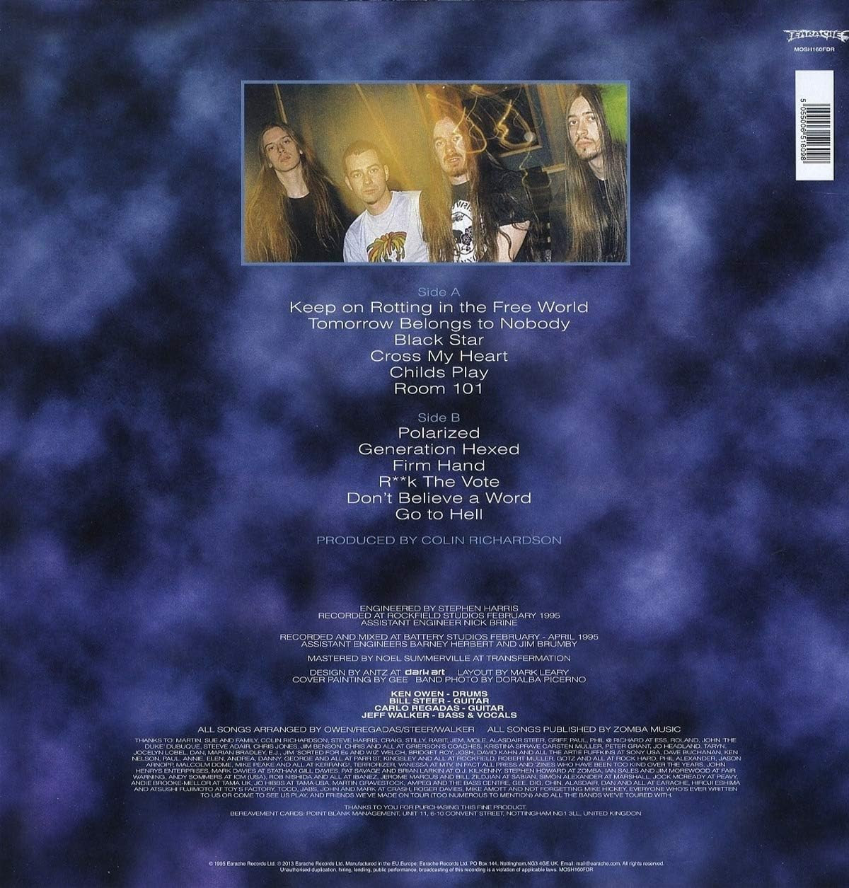 Carcass 'Swansong' LP Black Vinyl