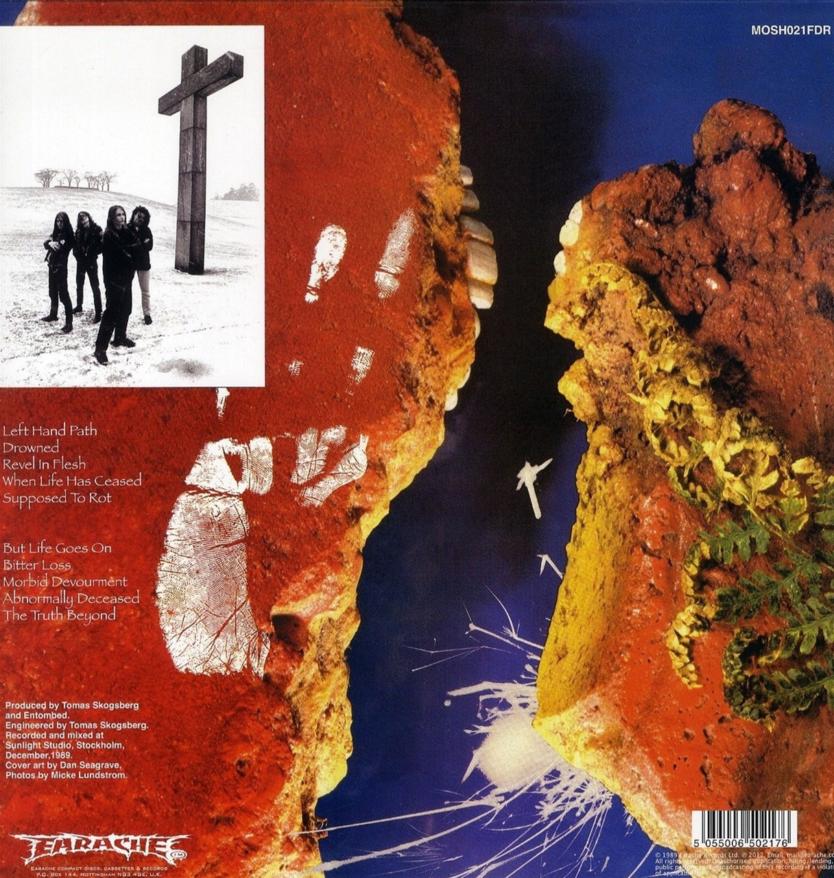 Entombed 'Left Hand Path' LP Black Vinyl