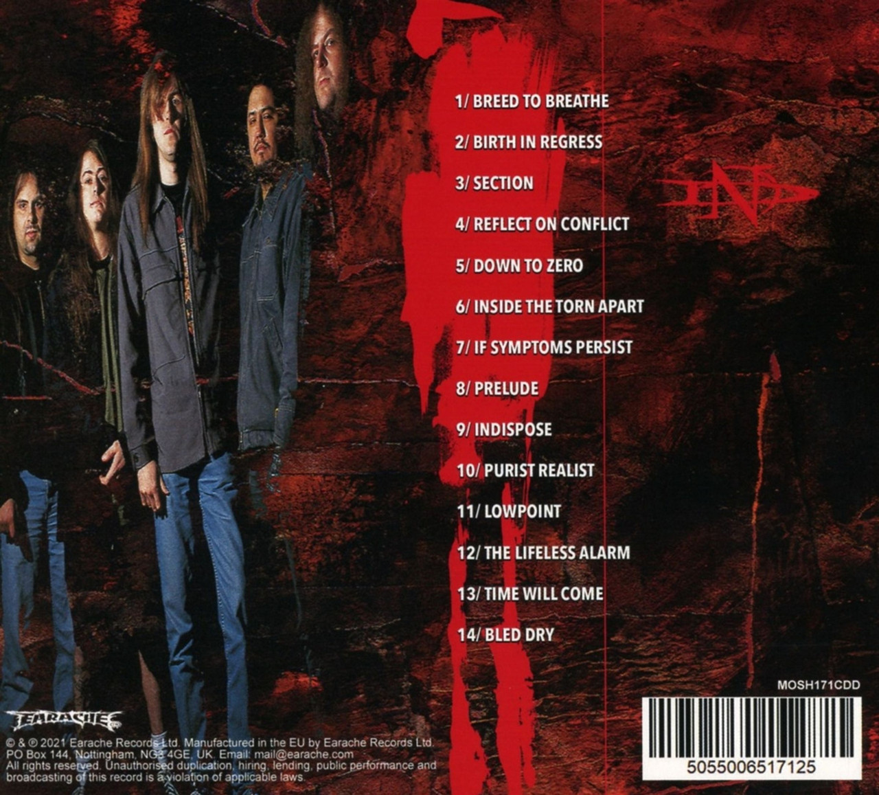 Napalm Death 'Inside The Torn Apart' CD Digipack