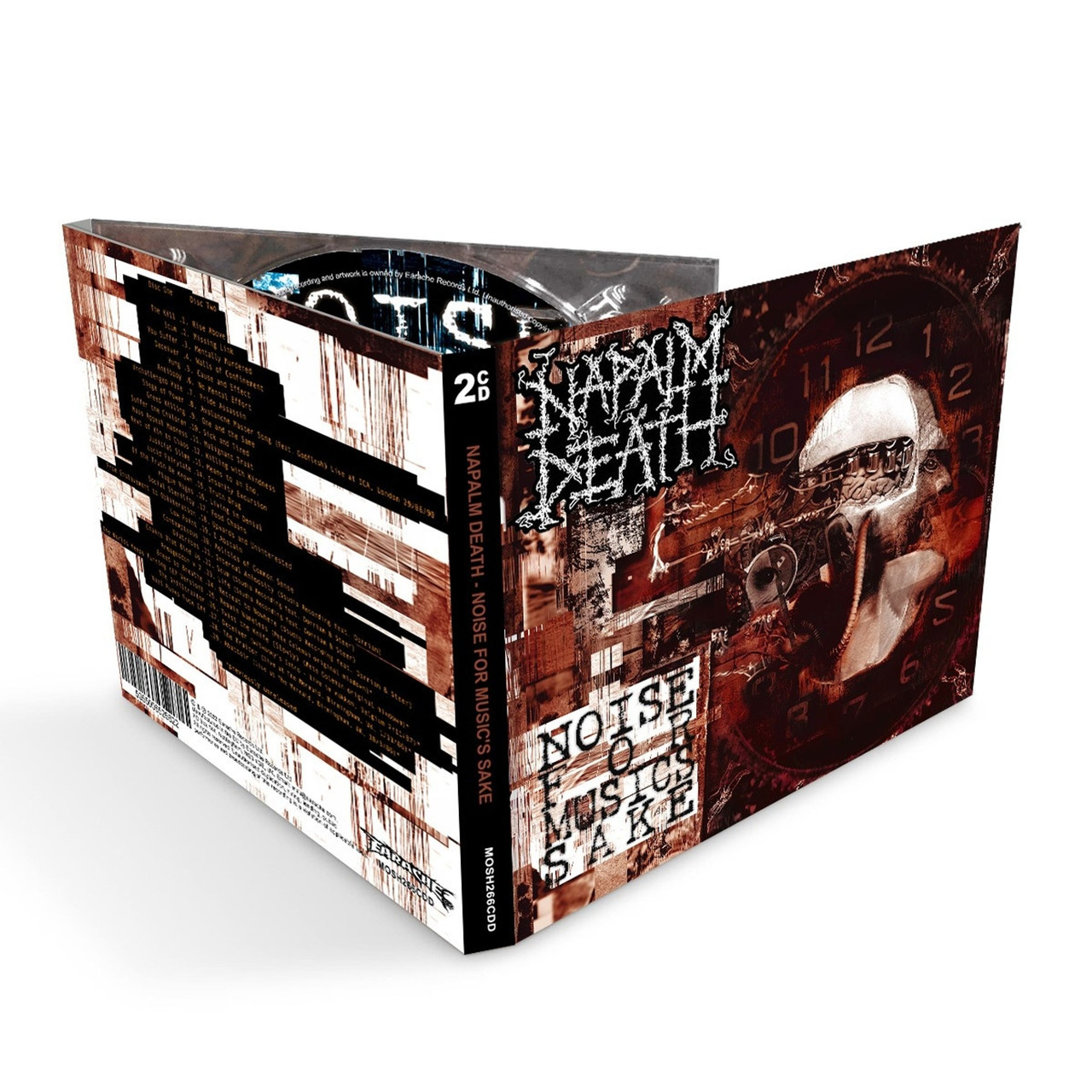 Napalm Death 'Noise For Music's Sake' 2CD Digipack