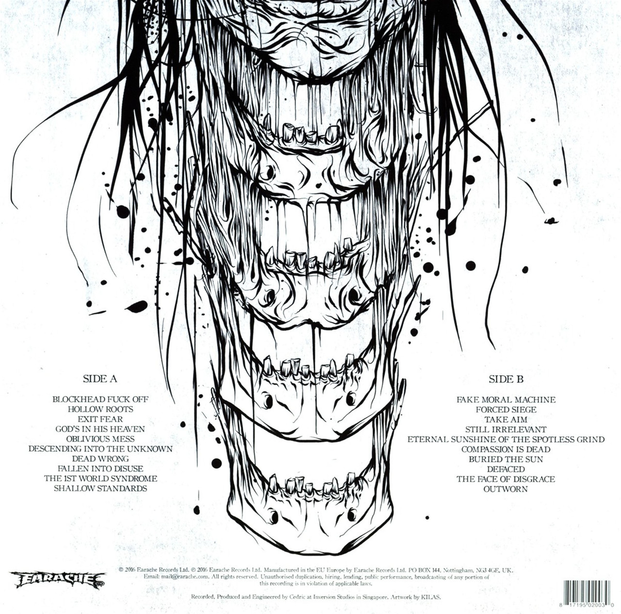 Wormrot 'Voices' LP Black Vinyl