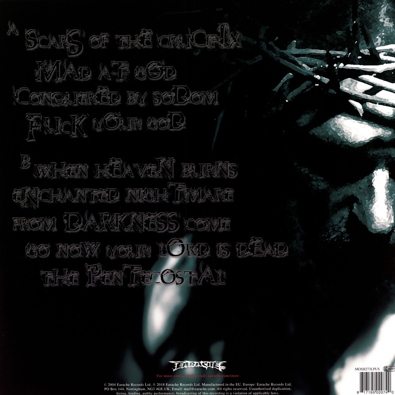Deicide 'Scars Of The Crucifix' LP Black Vinyl