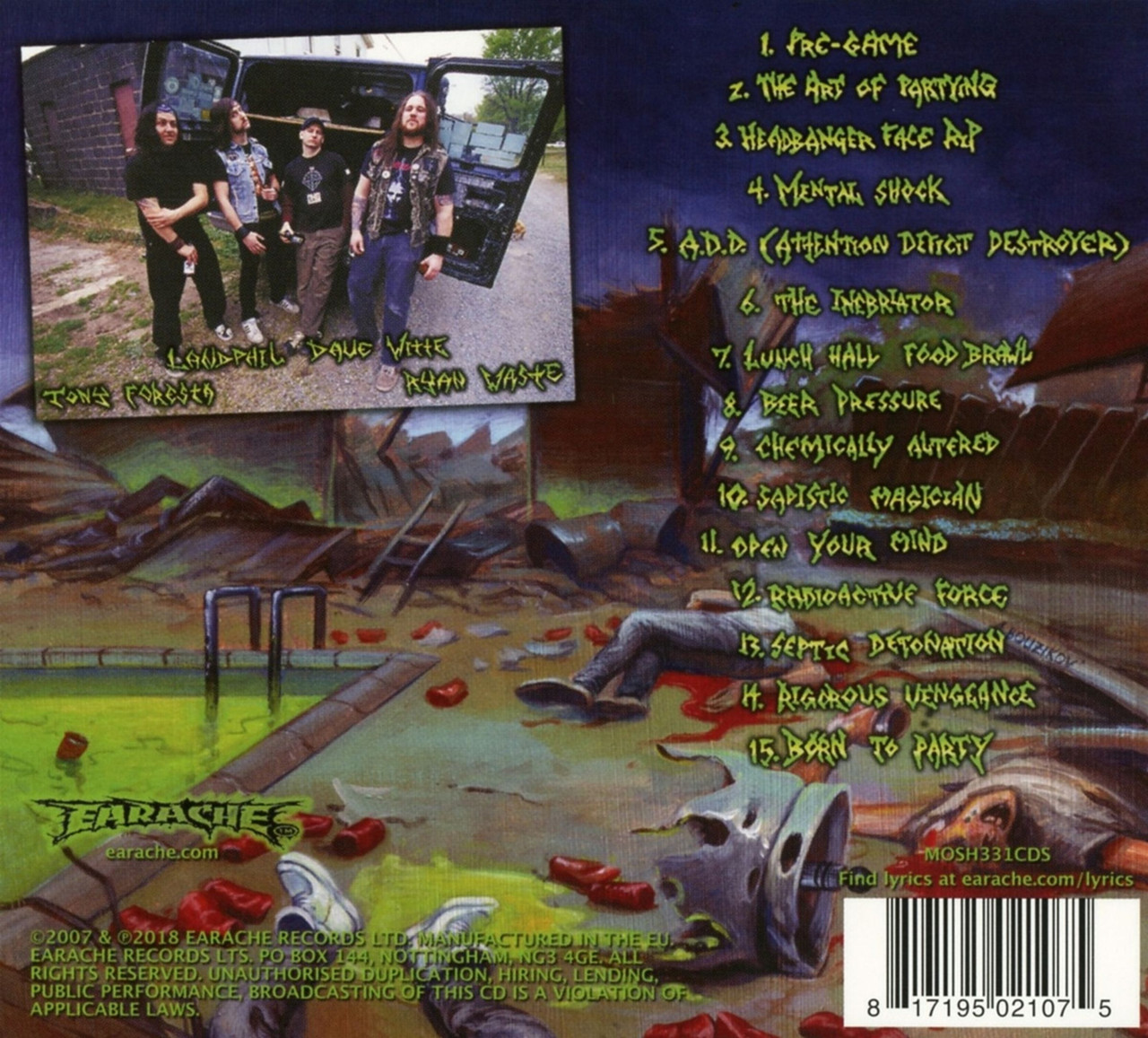 Municipal Waste 'The Art of Partying' CD Digipack