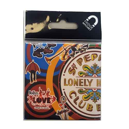 The Beatles 'Sgt Peppers V2' Fridge Magnet
