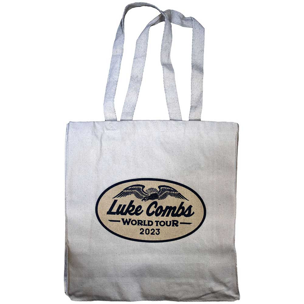 Luke Combs 'Tour '23 Wings' Cotton Tote Bag
