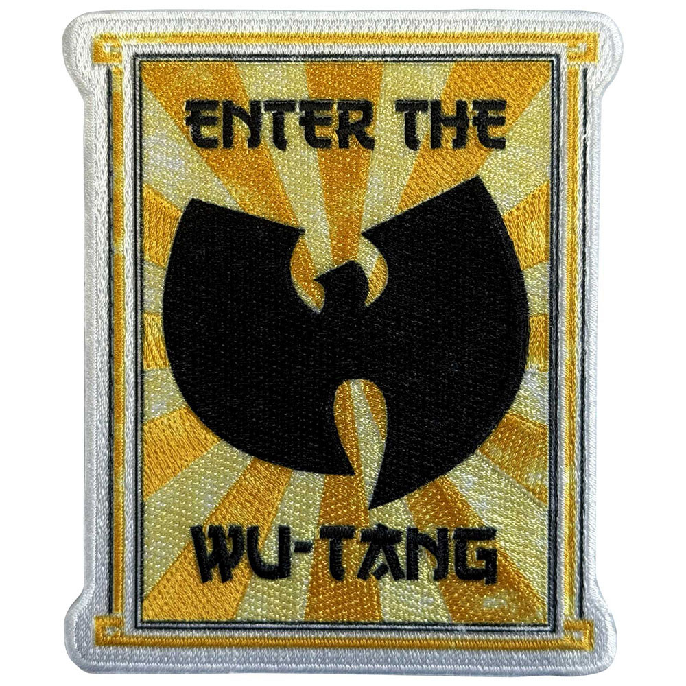 Wu-Tang Clan 'Enter The Wu-tang' Iron On Woven Patch