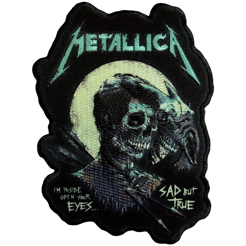 Metallica 'Sad But True' Iron On Woven Patch