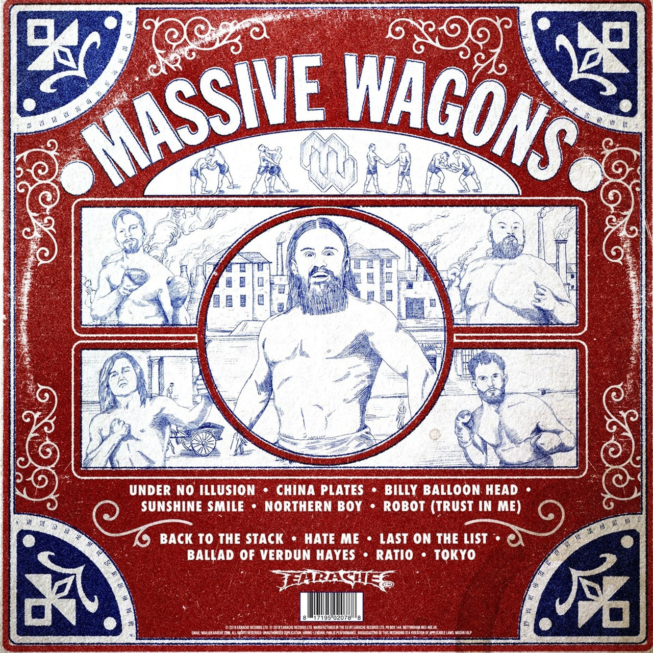 Massive Wagons 'Full Nelson' LP Black Vinyl