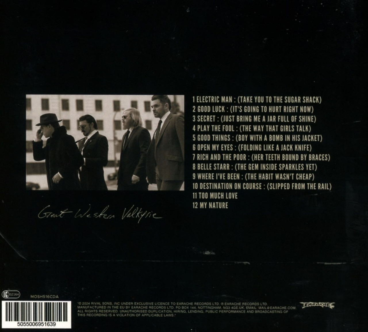 Rival Sons 'Great Western Valkyrie' (10th Anniversary) CD Digipack