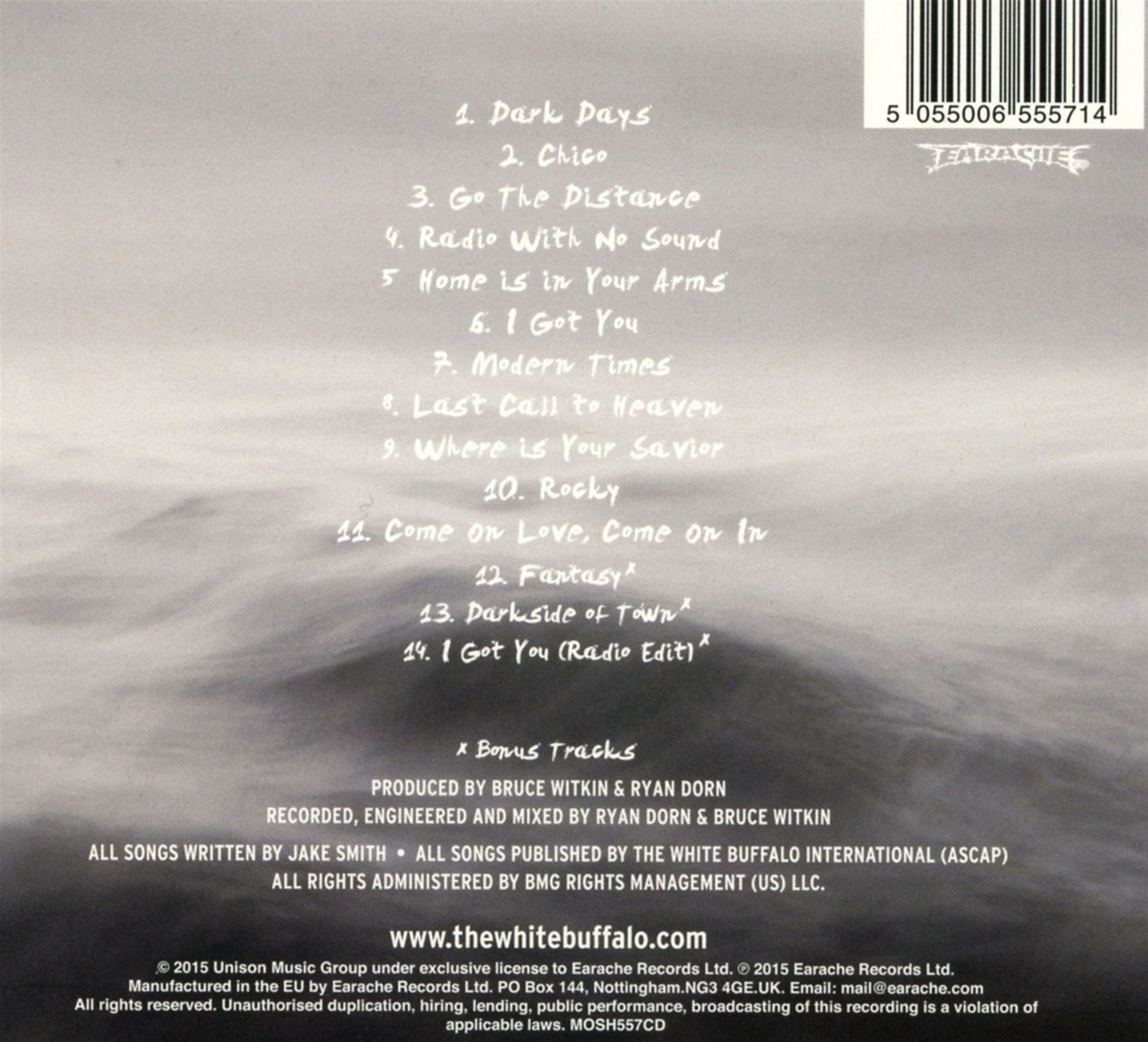 The White Buffalo - 'Love And The Death Of Damnation' CD Digipack
