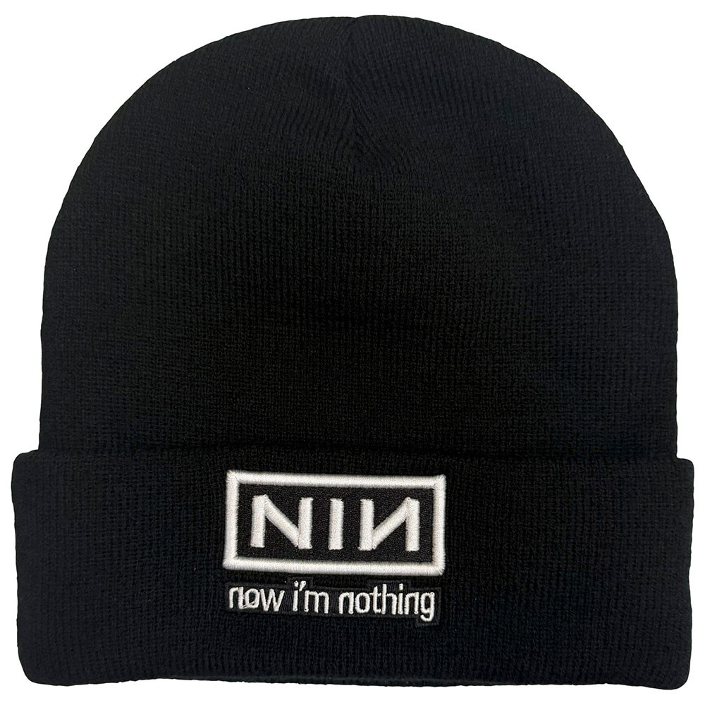 Nine Inch Nails 'Now I'm Nothing' (Black) Beanie Hat