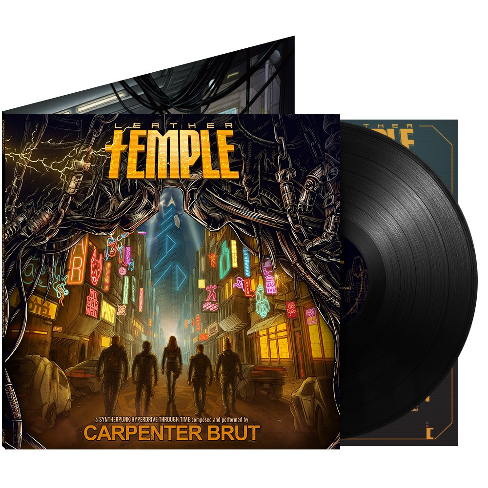 Carpenter Brut 'Leather Temple' LP Black Vinyl