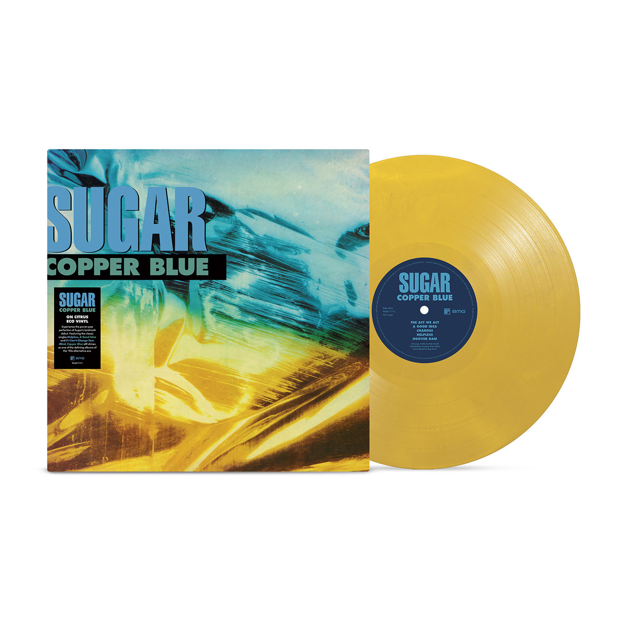 Sugar 'Copper Blue' LP Citrus Colour Eco Vinyl