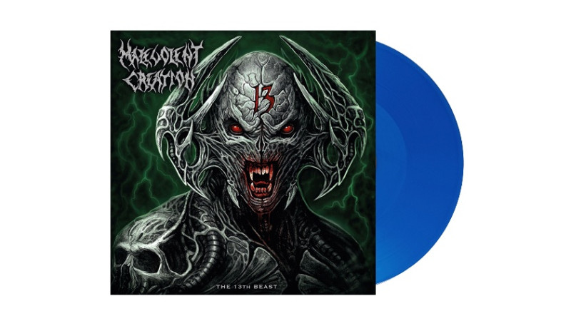 Malevolent Creation 'The 13th Beast' LP Blue Vinyl