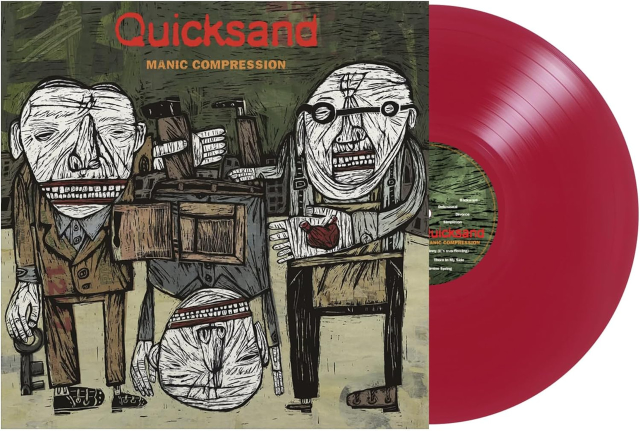 Quicksand 'Manic Compression' (30th Anniversary) LP Red Vinyl