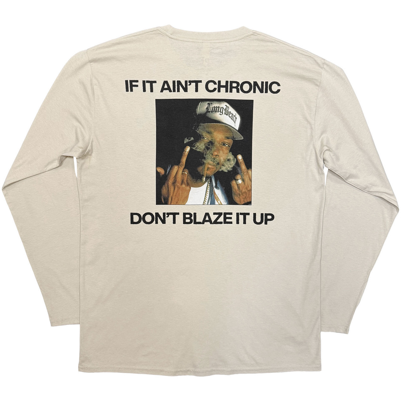 Snoop Dogg 'Middle Finger' (Neutral) Long Sleeve Shirt