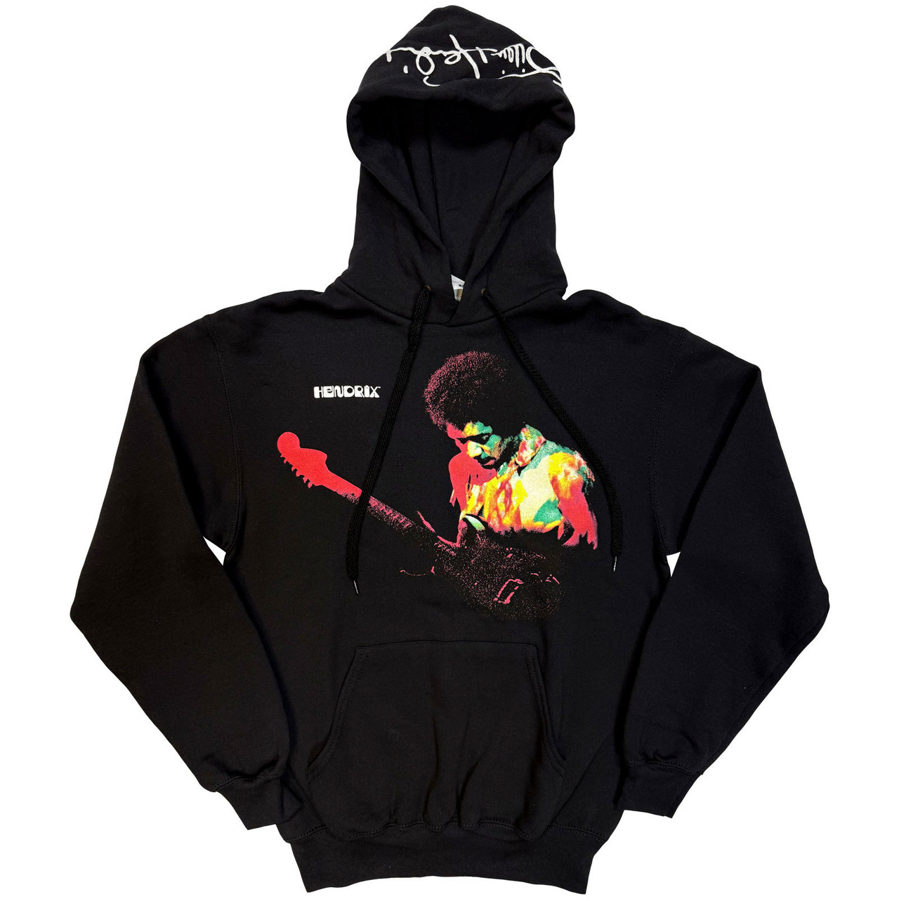Jimi Hendrix 'Band Of Gypsys V1' (Black) Pull Over Hoodie