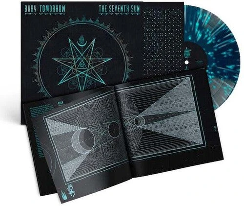 Bury Tomorrow 'The Seventh Sun' LP Deluxe Blue Teal Splatter Vinyl