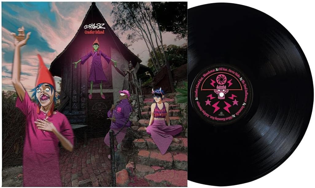 Gorillaz 'Cracker Island' LP Black Vinyl