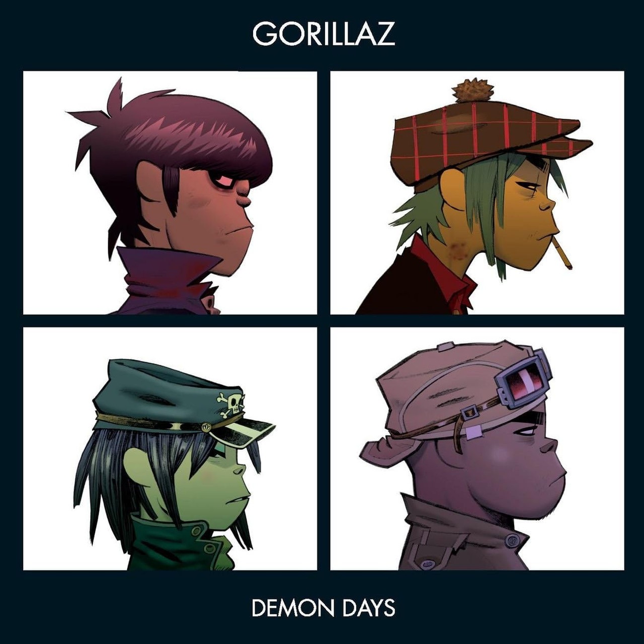Gorillaz 'Demon Days' 2LP Black Vinyl