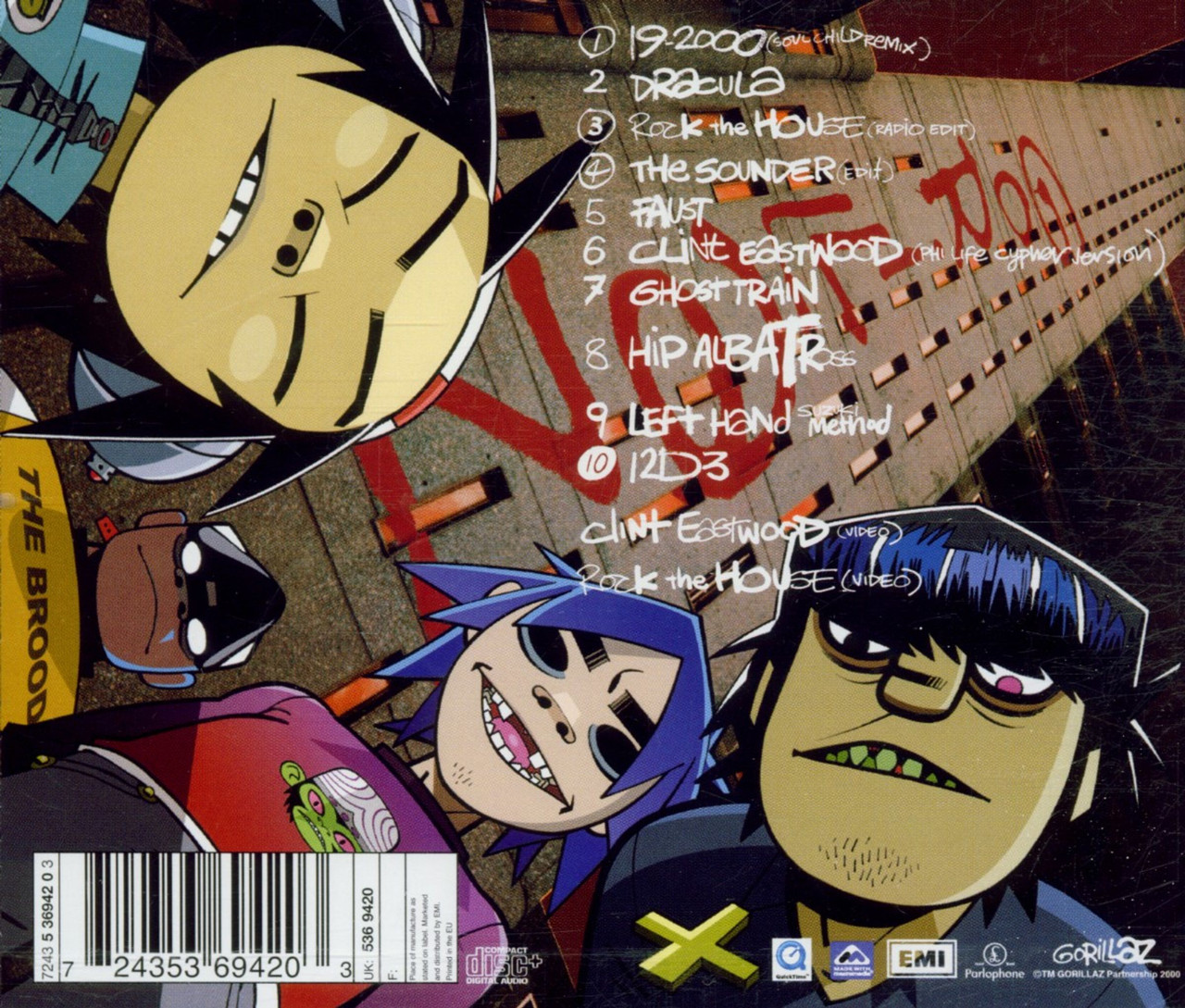 Gorillaz 'G-Sides' CD