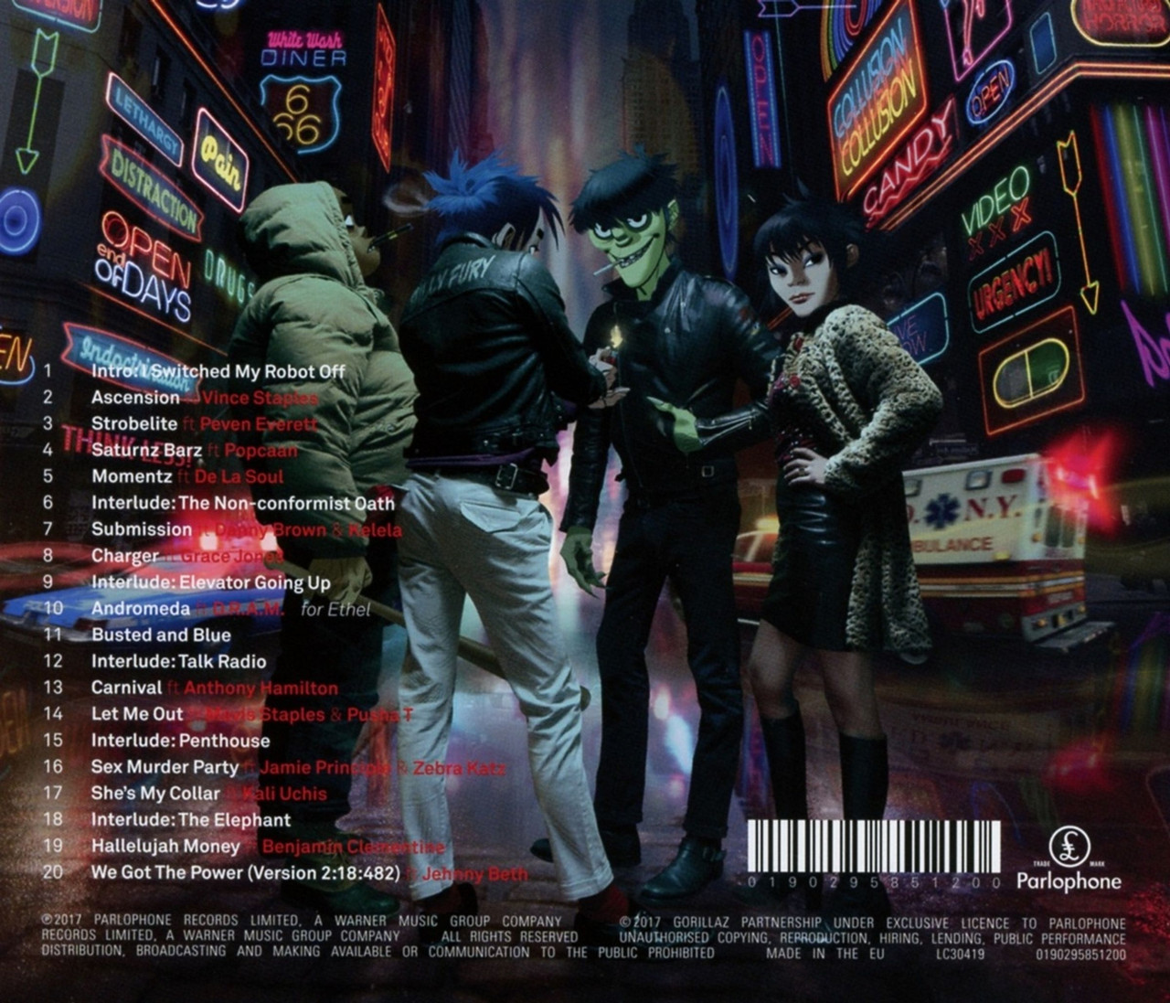 Gorillaz 'Humanz' CD