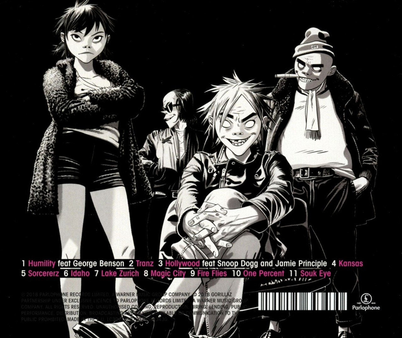 Gorillaz 'The Now Now' LP Black Vinyl