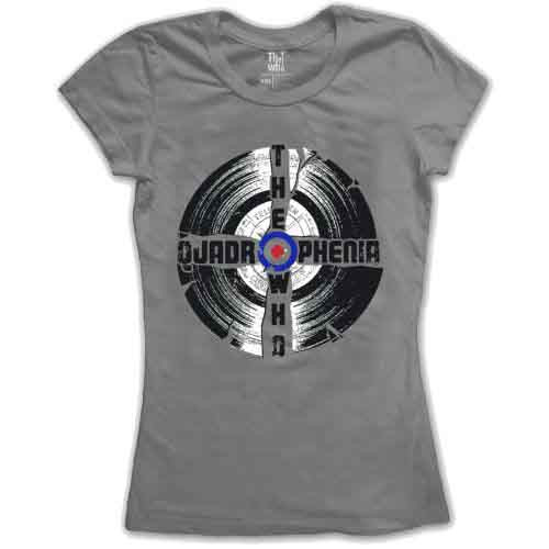 The Who 'Quadrophenia' (Grey) Womens Fitted T-Shirt