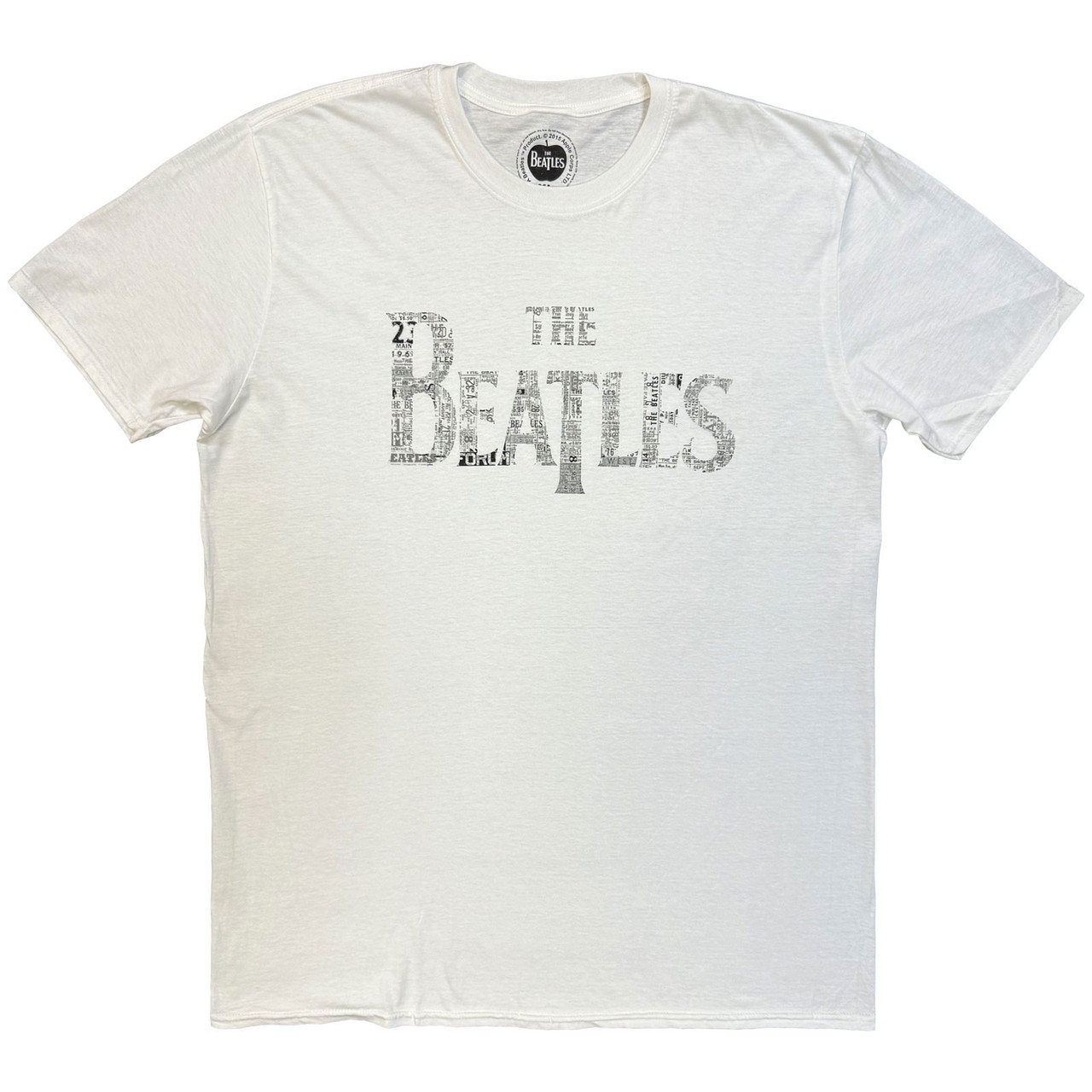 The Beatles 'Drop T Tickets' (White) T-Shirt