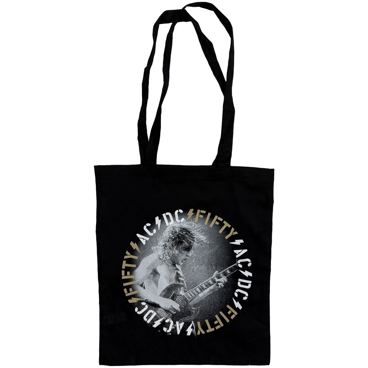 AC/DC 'Angus Live' Rocksax Tote Bag