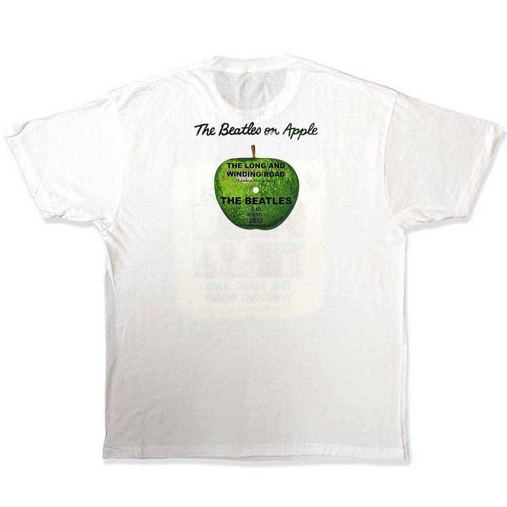 The Beatles 'Vintage Long & Winding Road' (White) T-Shirt