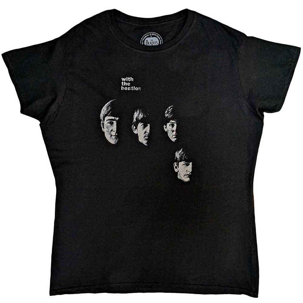 The Beatles 'With The Beatles' (Black) Womens Fitted T-Shirt