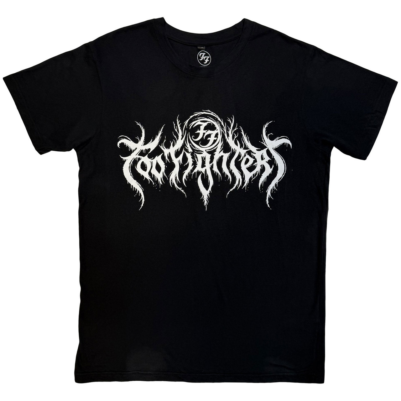 Foo Fighters 'Metal Logo' (Black) Carbon T-Shirt