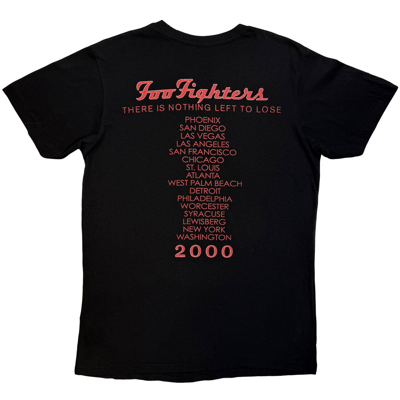Foo Fighters 'Nothing Left To Lose Tour' (Black) Carbon T-Shirt