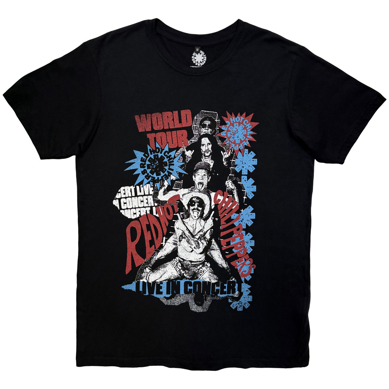 Red Hot Chili Peppers 'Blood Sugar Sex Magik Tracklist' (Black) Carbon T-Shirt