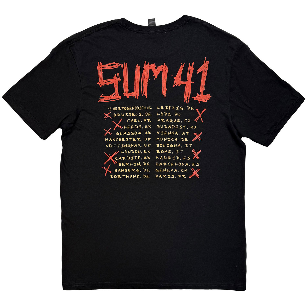 Sum 41 'Tour '24 PT.2 Fuck Sum 41' (Black) T-Shirt