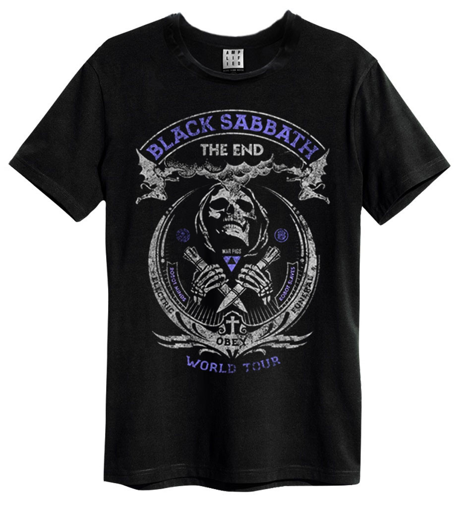 Black Sabbath 'The End World Tour' (Black) T-Shirt