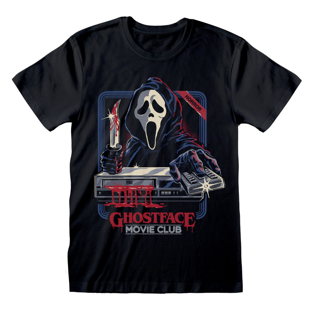 Steven Rhodes 'Ghostface Movie Club' (Black) T-Shirt