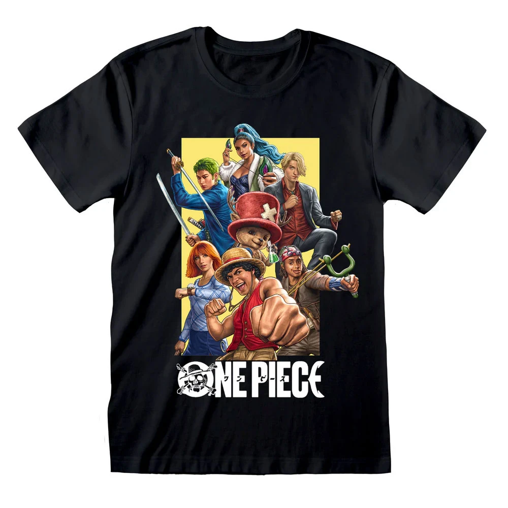 One Piece 'Full Cast' (Black) T-Shirt
